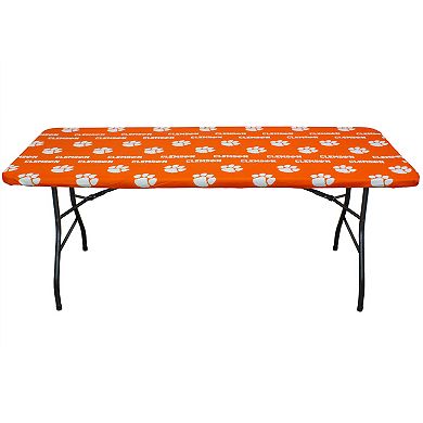 NCAA Clemson Tigers Tailgate Fitted Tablecloth, 72" x 30"