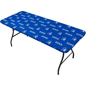 NCAA Duke Blue Devils Tailgate Fitted Tablecloth, 72" x 30"