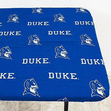 NCAA Duke Blue Devils Tailgate Fitted Tablecloth, 72" x 30"