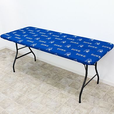 NCAA Duke Blue Devils Tailgate Fitted Tablecloth, 72" x 30"