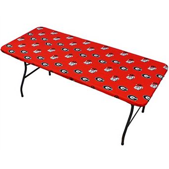 NCAA Georgia Bulldogs Tailgate Fitted Tablecloth