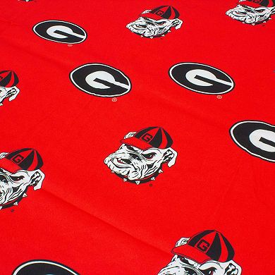 NCAA Georgia Bulldogs Tailgate Fitted Tablecloth