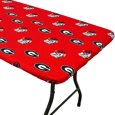 NCAA Georgia Bulldogs Tailgate Fitted Tablecloth
