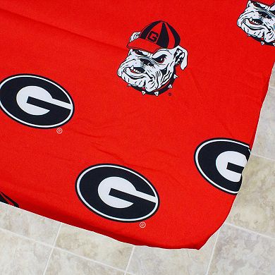 NCAA Georgia Bulldogs Tailgate Fitted Tablecloth