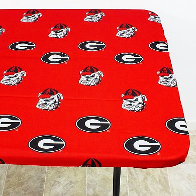 NCAA Georgia Bulldogs Tailgate Fitted Tablecloth