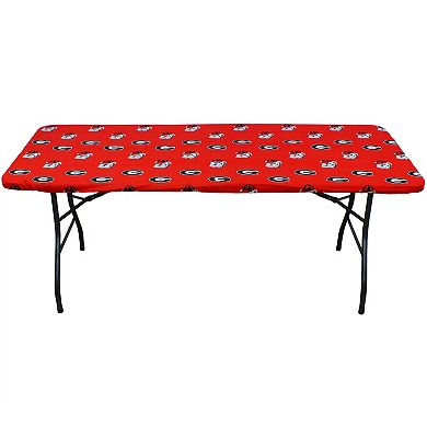 NCAA Georgia Bulldogs Tailgate Fitted Tablecloth