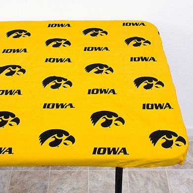 NCAA Iowa Hawkeyes Tailgate Fitted Tablecloth