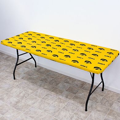 NCAA Iowa Hawkeyes Tailgate Fitted Tablecloth