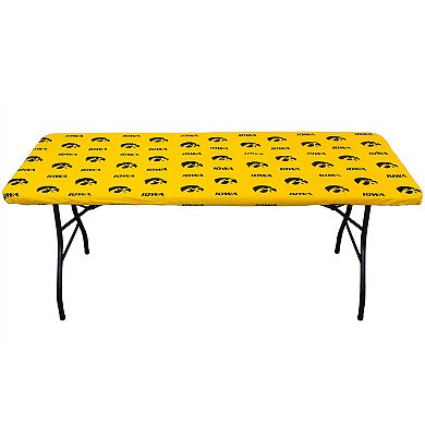 NCAA Iowa Hawkeyes Tailgate Fitted Tablecloth