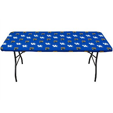 NCAA Kentucky Wildcats Tailgate Fitted Tablecloth, 72" x 30"