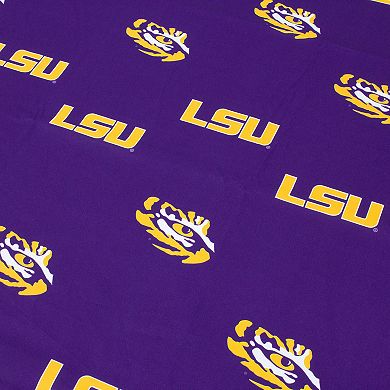 NCAA LSU Tigers Tailgate Fitted Tablecloth, 72" x 30"