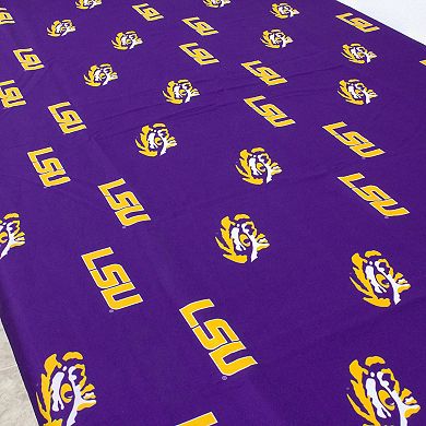 NCAA LSU Tigers Tailgate Fitted Tablecloth, 72" x 30"