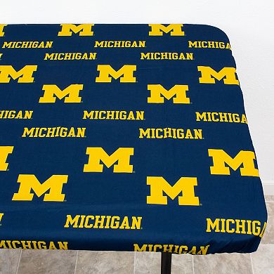 NCAA Michigan Wolverines Tailgate Fitted Tablecloth, 72" x 30"