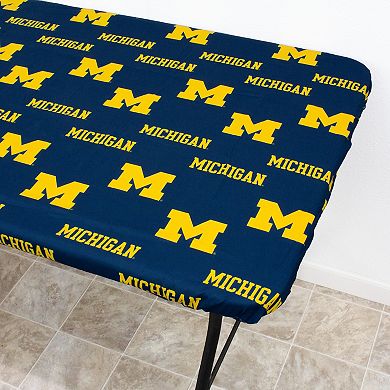 NCAA Michigan Wolverines Tailgate Fitted Tablecloth, 72" x 30"