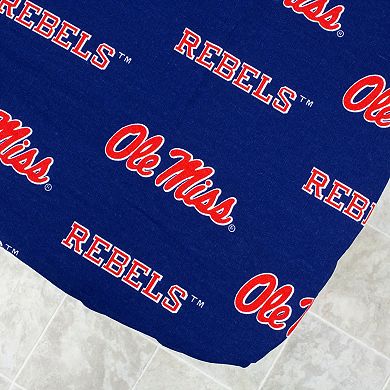 NCAA Ole Miss Rebels Tailgate Fitted Tablecloth, 72" x 30"