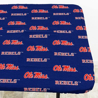NCAA Ole Miss Rebels Tailgate Fitted Tablecloth, 72" x 30"