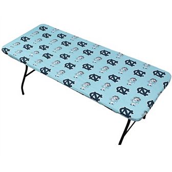 NCAA North Carolina Tar Heels Tailgate Fitted Tablecloth, 72" x 30"