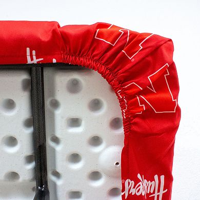 NCAA Nebraska Cornhuskers Tailgate Fitted Tablecloth, 72" x 30"