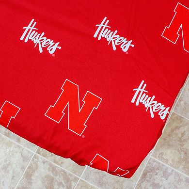 NCAA Nebraska Cornhuskers Tailgate Fitted Tablecloth, 72" x 30"
