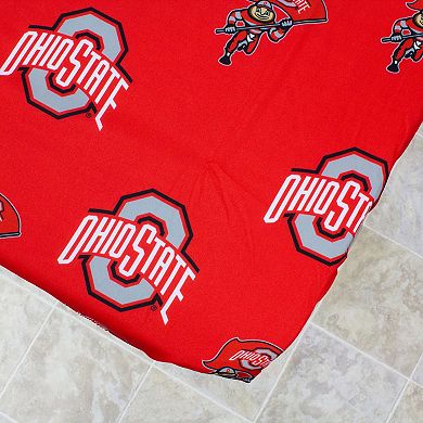 NCAA Ohio State Buckeyes Tailgate Fitted Tablecloth, 72" x 30"