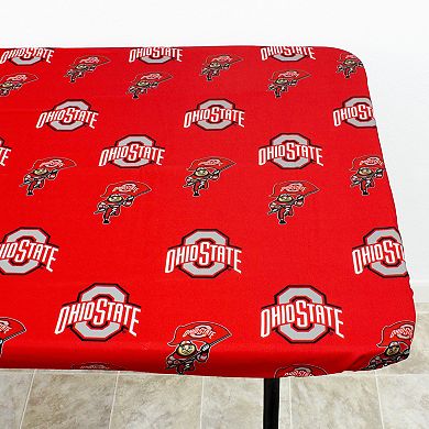 NCAA Ohio State Buckeyes Tailgate Fitted Tablecloth, 72" x 30"