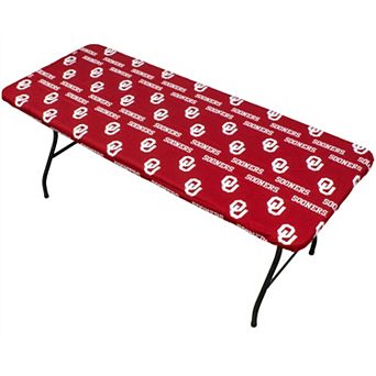 NCAA Oklahoma SoonersTailgate Fitted Tablecloth, 72" x 30"