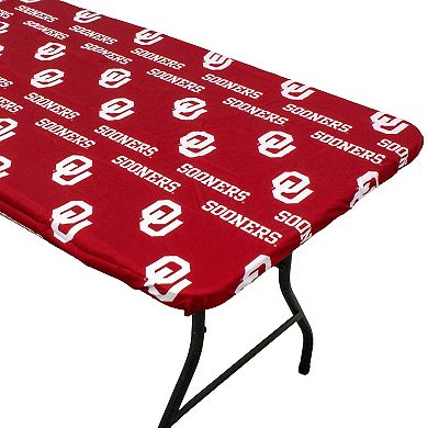 NCAA Oklahoma SoonersTailgate Fitted Tablecloth, 72" x 30"