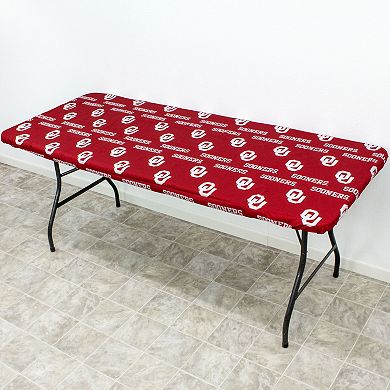 NCAA Oklahoma SoonersTailgate Fitted Tablecloth, 72" x 30"