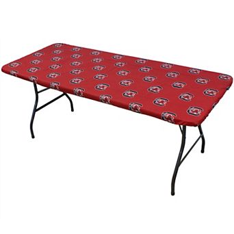 NCAA South Carolina Gamecocks Tailgate Fitted Tablecloth, 72" x 30"