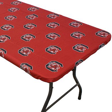 NCAA South Carolina Gamecocks Tailgate Fitted Tablecloth, 72" x 30"