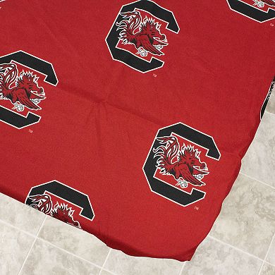 NCAA South Carolina Gamecocks Tailgate Fitted Tablecloth, 72" x 30"