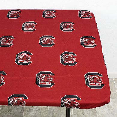NCAA South Carolina Gamecocks Tailgate Fitted Tablecloth, 72" x 30"