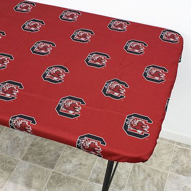 NCAA South Carolina Gamecocks Tailgate Fitted Tablecloth, 72" x 30"