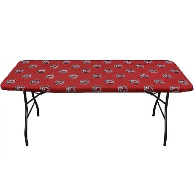 NCAA South Carolina Gamecocks Tailgate Fitted Tablecloth, 72" x 30"