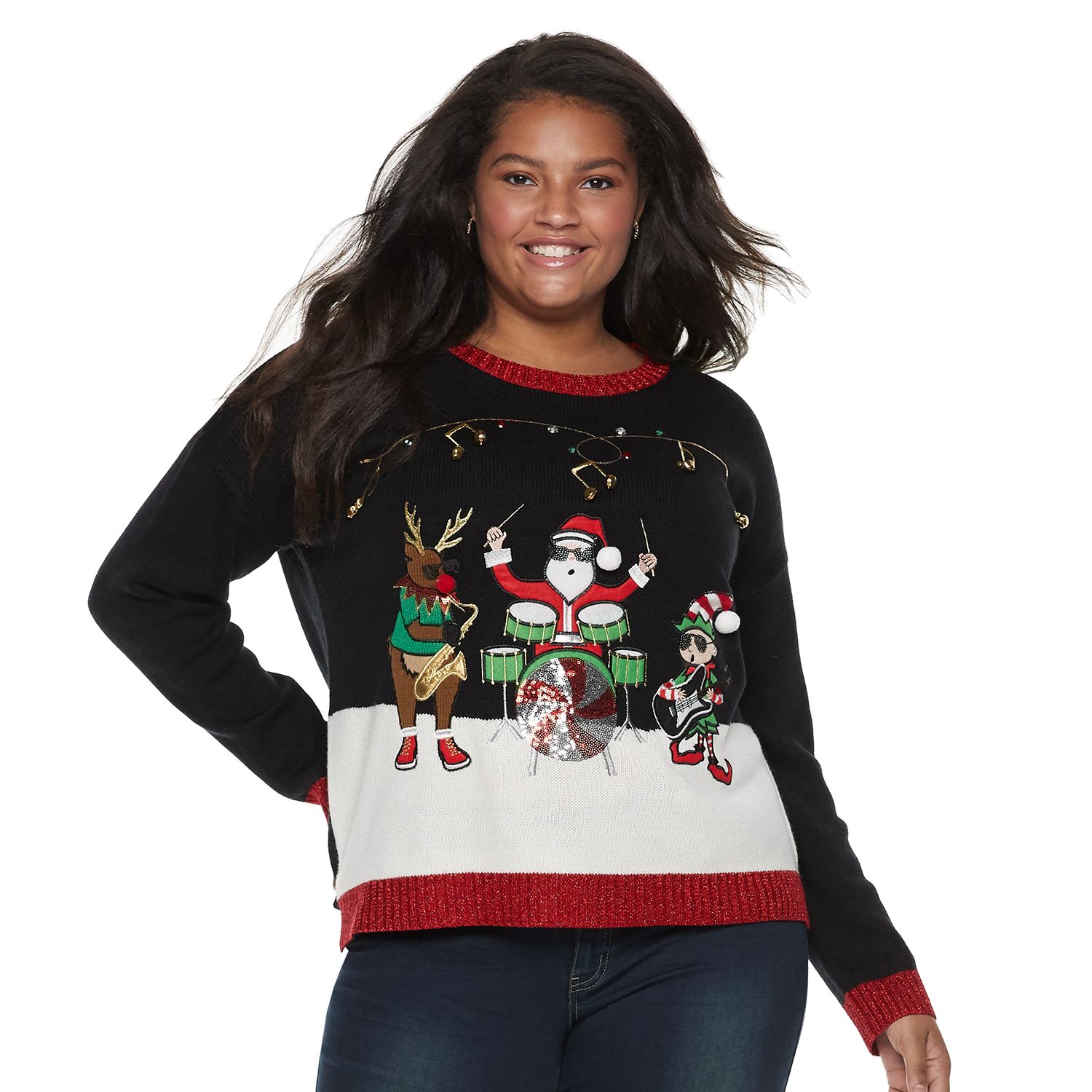 kohls christmas sweater dress