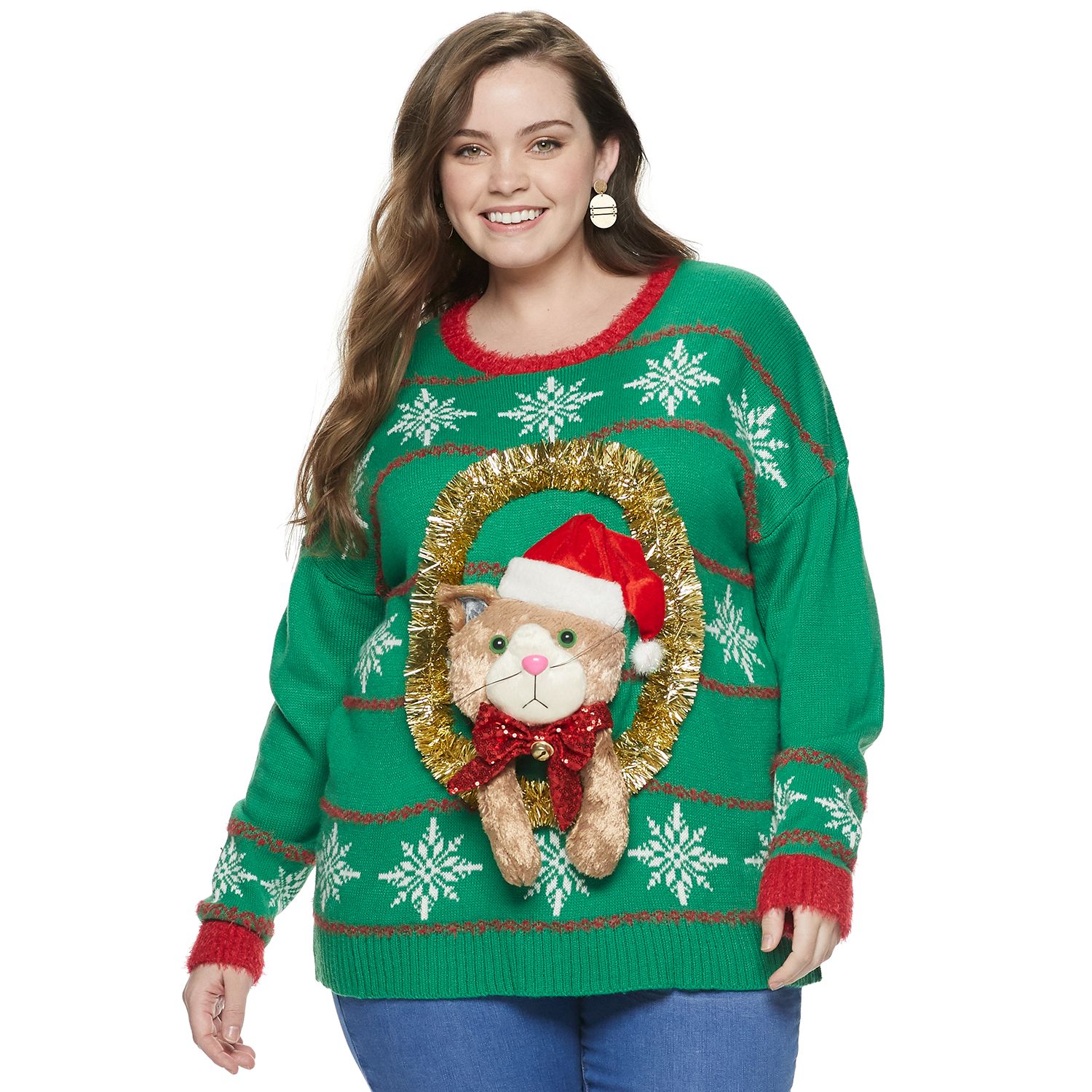 plus size elf sweater dress
