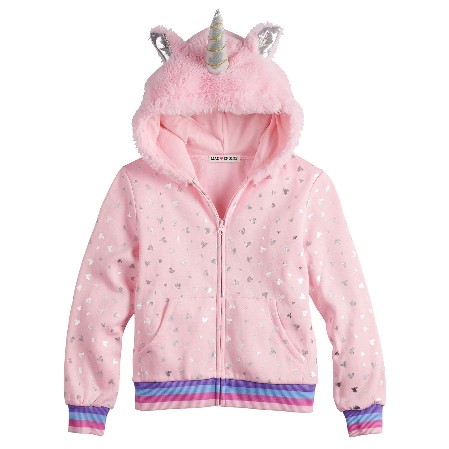 unicorn fleece jacket