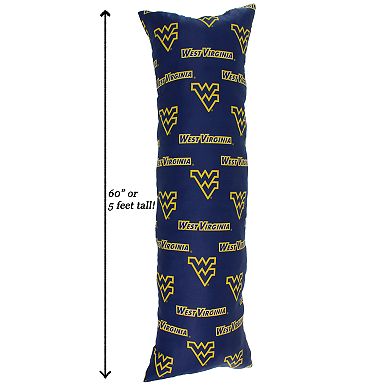 West Virginia Mountaineers Body Pillow
