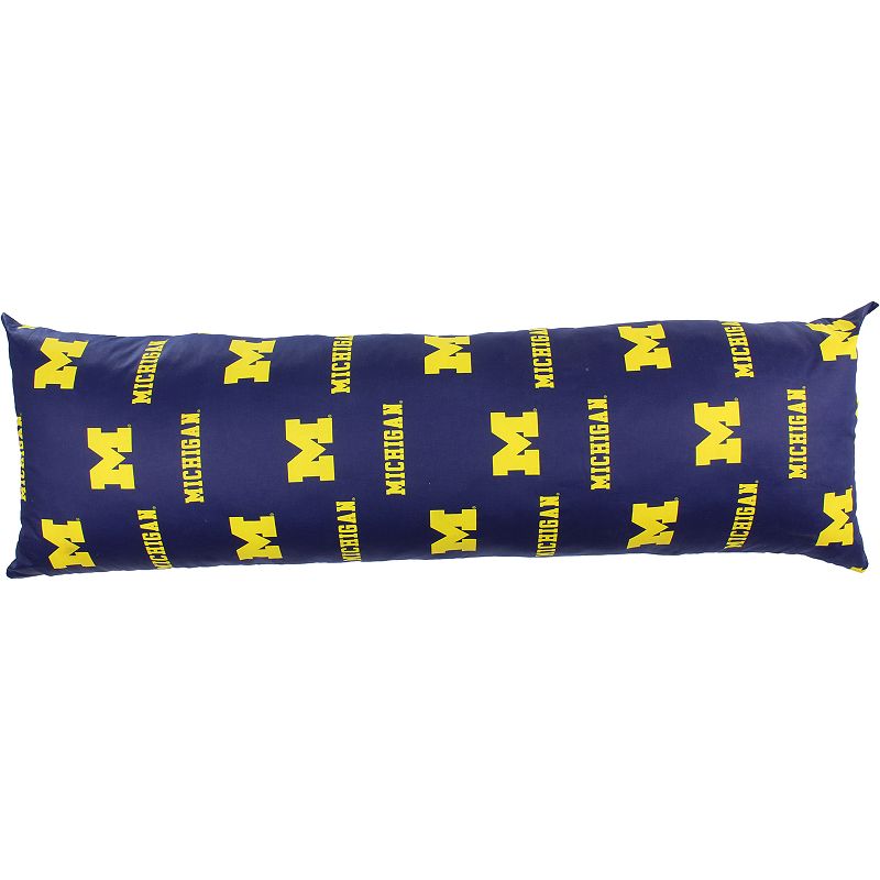 Michigan Wolverines Body Pillow, Multicolor