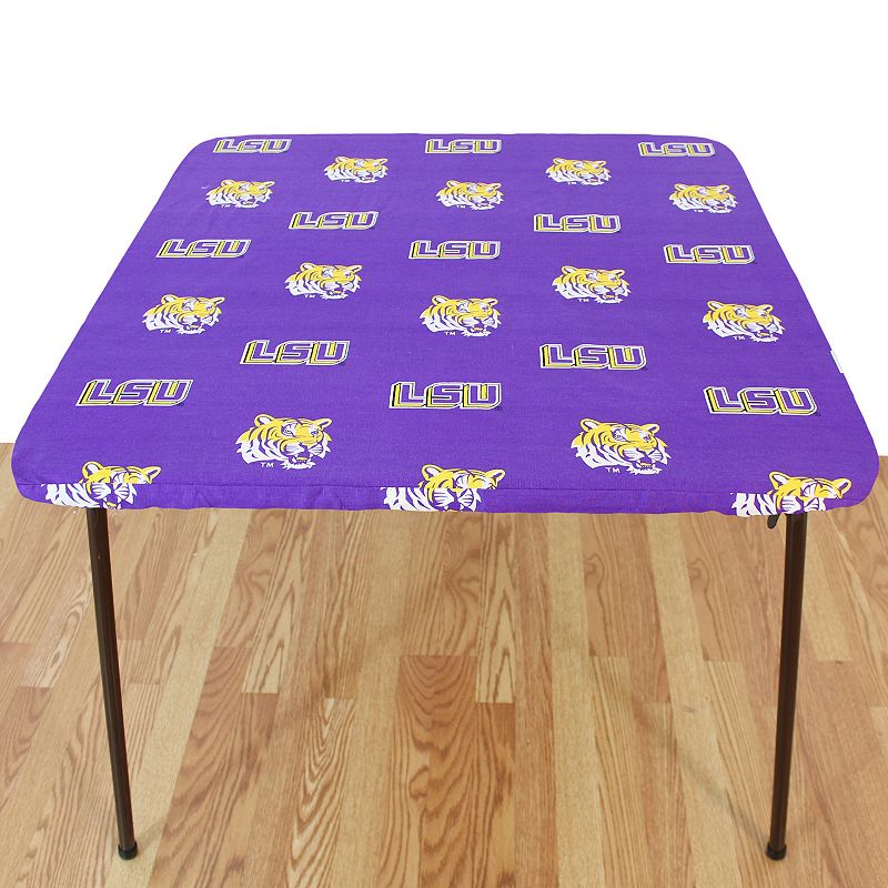 LSU Tigers Card Table Cover, Multicolor