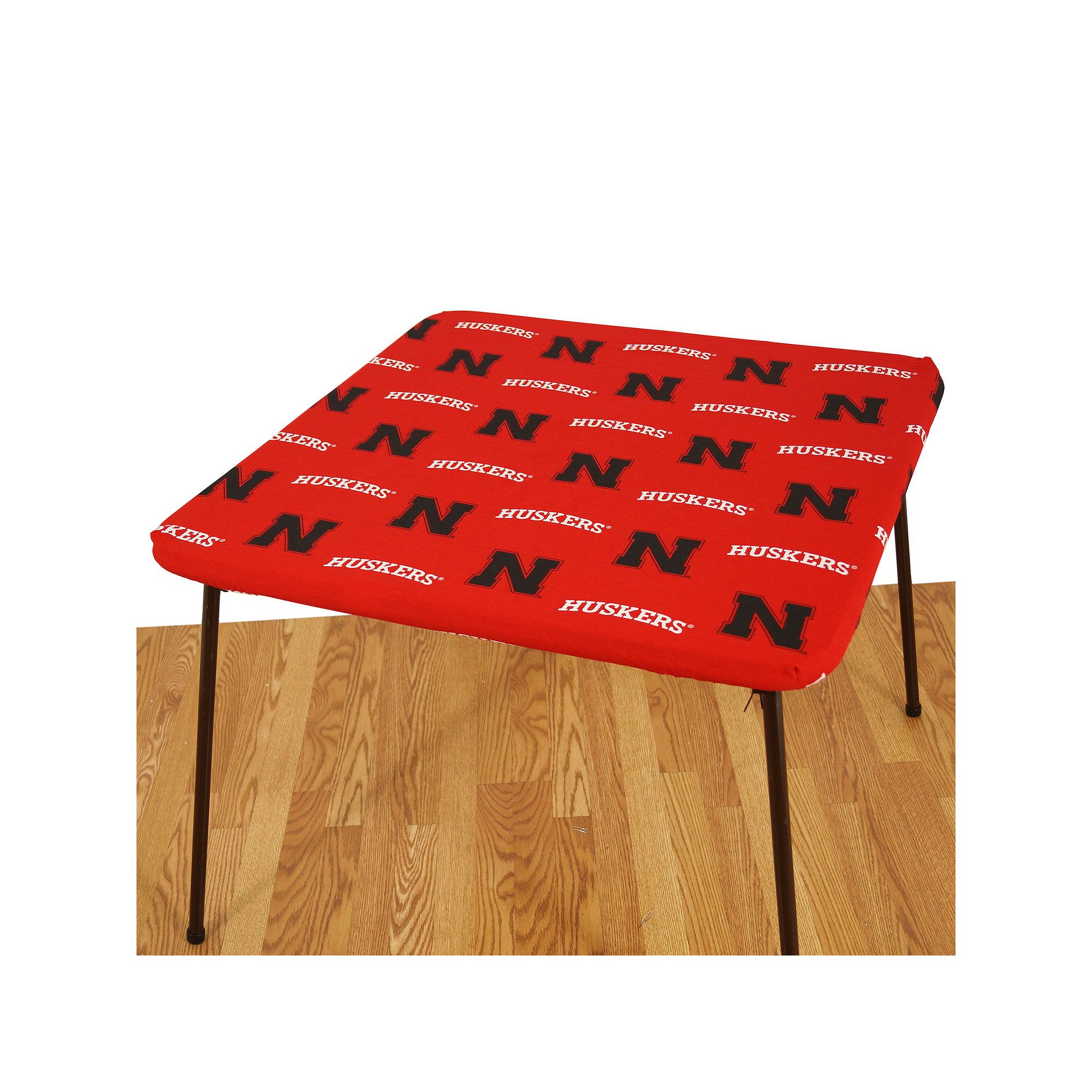 Nebraska Cornhuskers Card Table Cover, Team