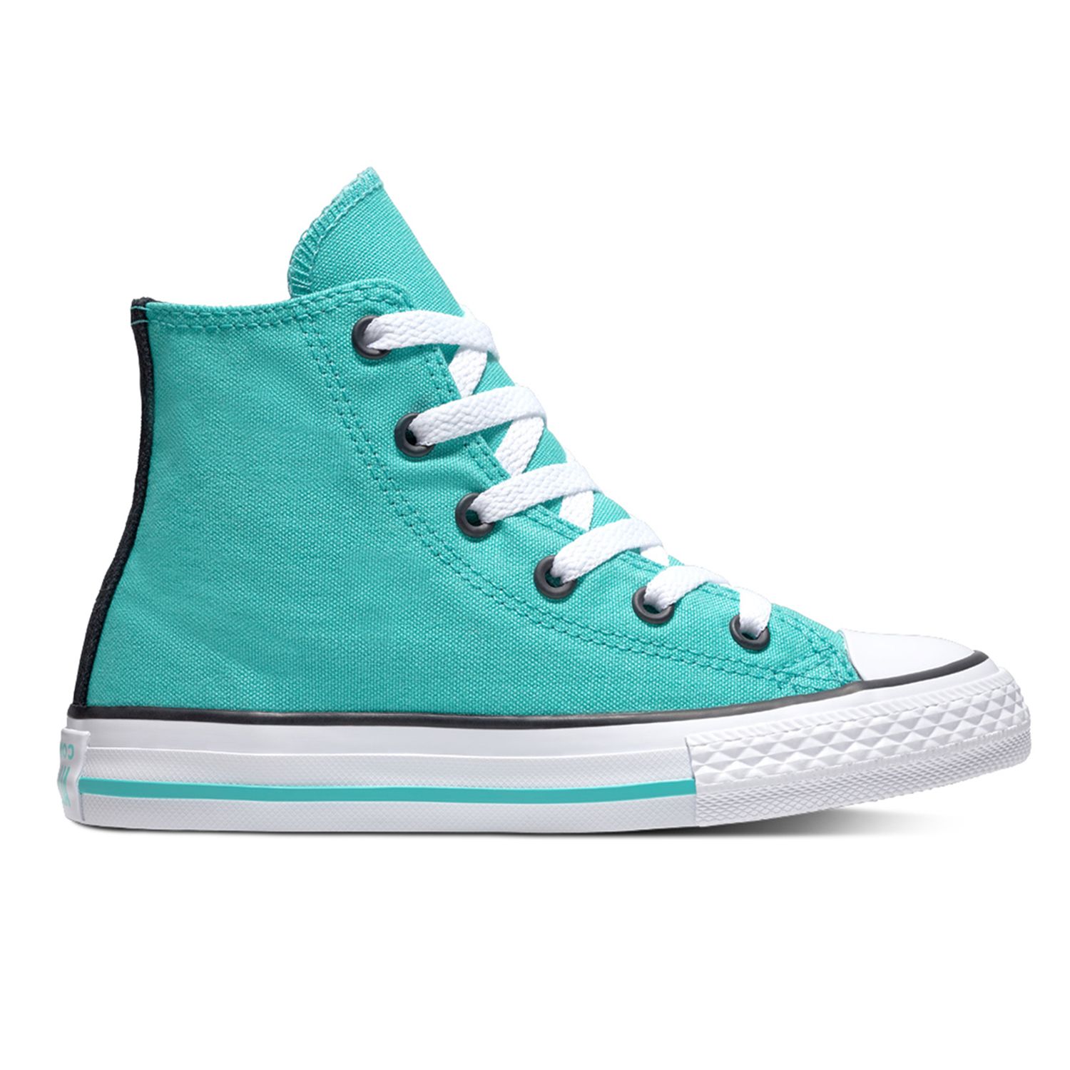 converse teal kids