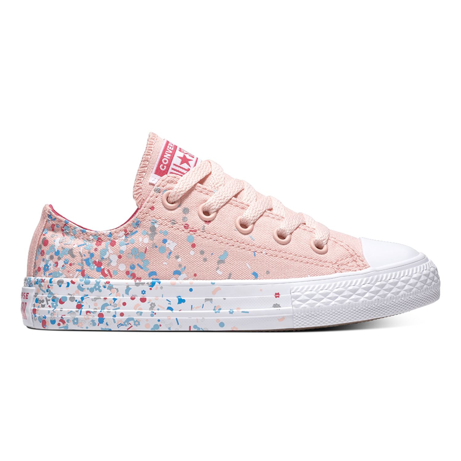 girls confetti converse