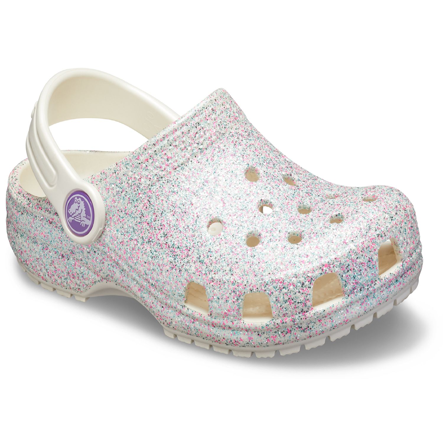 glitter crocs women's