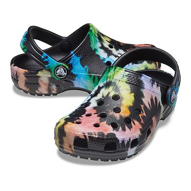 Crocs Classic Tie Dye Girls' Clogs