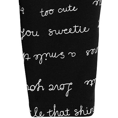 Baby Girl Carter's Bear Graphic Tee, Striped Bodysuit & Ruffled Pants Set