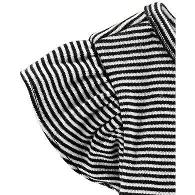 Baby Girl Carter's 5-pack Flutter-Sleeve Printed Bodysuits