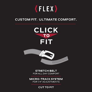 Men's Van Heusen Modern Flex Stretch Click to Fit Leather Belt 