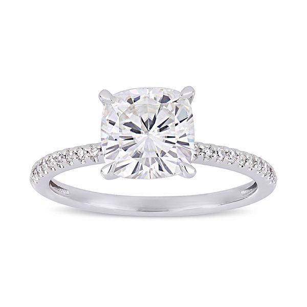 Stella Grace 2 ct. T.W. Lab-Created Moissanite & 1/10 ct. T.W. Diamond ...