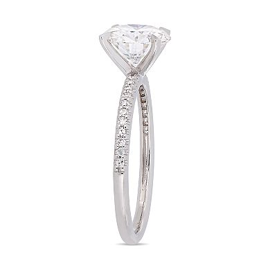 Stella Grace 2 ct. T.W. Lab-Created Moissanite & 1/10 ct. T.W. Diamond Engagement Ring